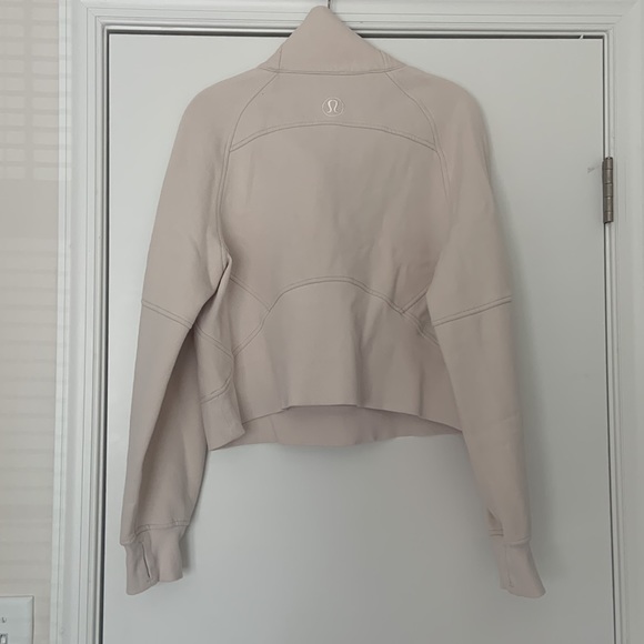 Lululemon Scuba Oversized Funnel Neck in White Opal - Picture 7 of 10